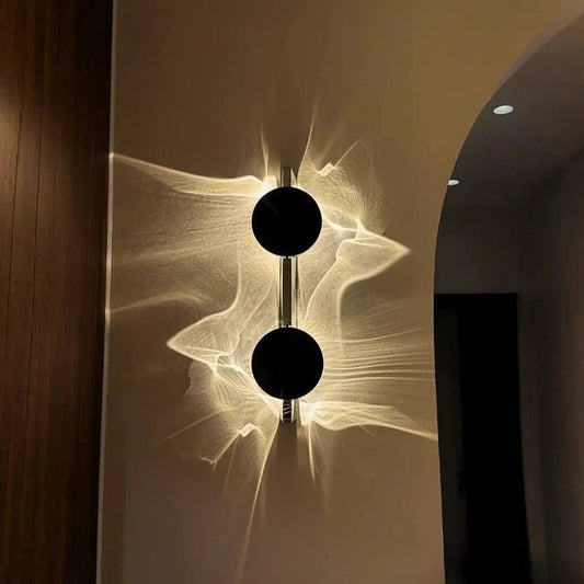 Minimalist LED Wall Sconce with 180° Rotation and 3500K Warm White Light