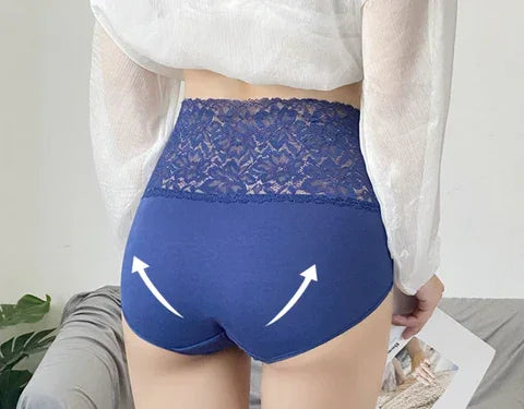 Mira High-Waist Seamless Underwear with Breathable Cotton & Leak-Proof Design