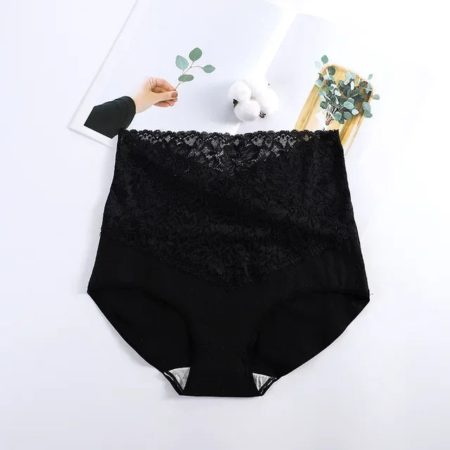 Mira High-Waist Seamless Underwear with Breathable Cotton & Leak-Proof Design