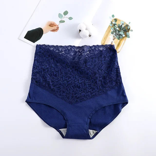 Mira High-Waist Seamless Underwear with Breathable Cotton & Leak-Proof Design