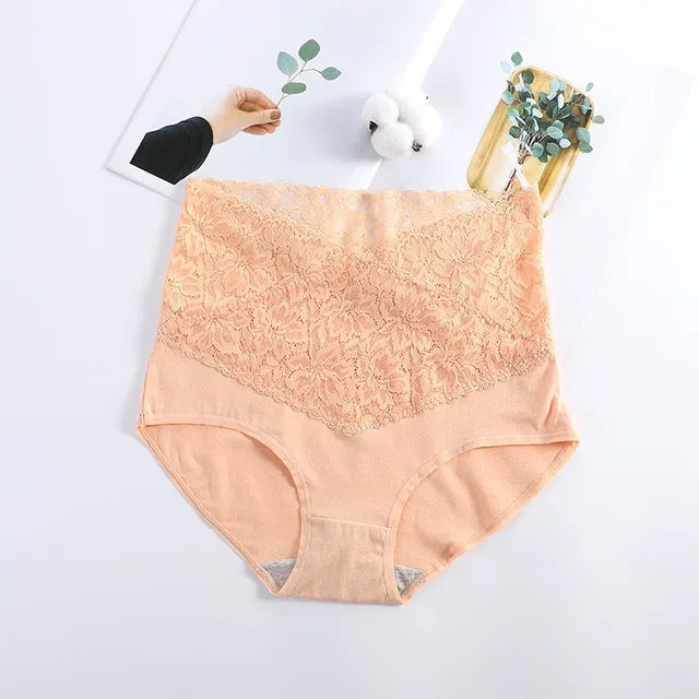 Mira High-Waist Seamless Underwear with Breathable Cotton & Leak-Proof Design
