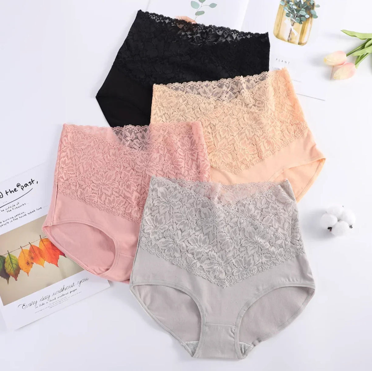 Mira High-Waist Seamless Underwear with Breathable Cotton & Leak-Proof Design