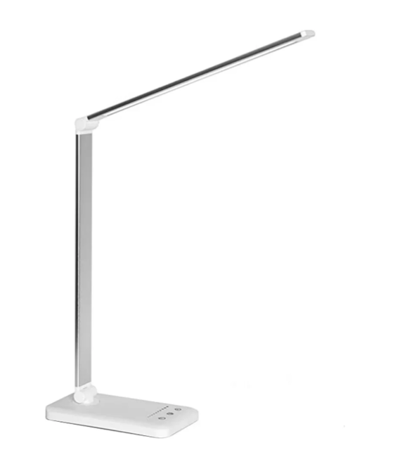Modern Adjustable LED Desk Lamp with USB Charging Dimmable Office and Bedroom Light