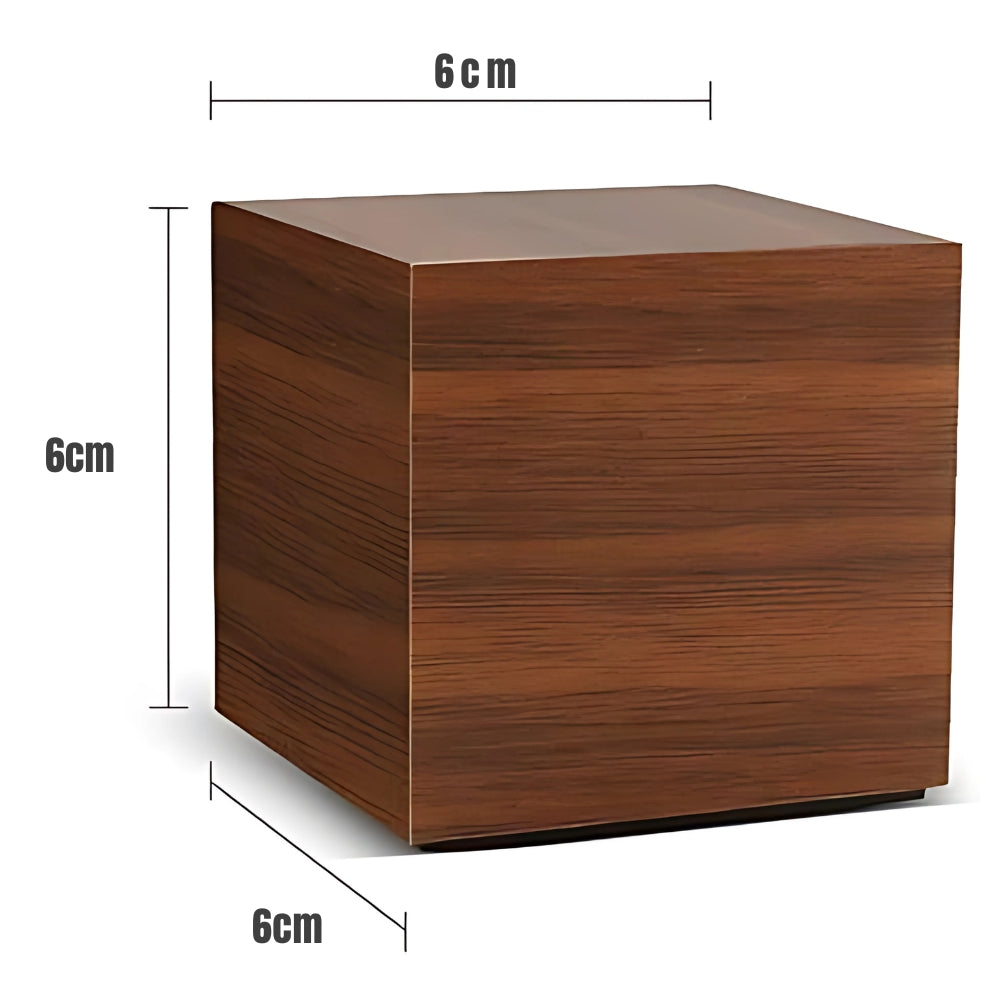 Modern Cube LED Alarm Clock with Temperature Display and Snooze