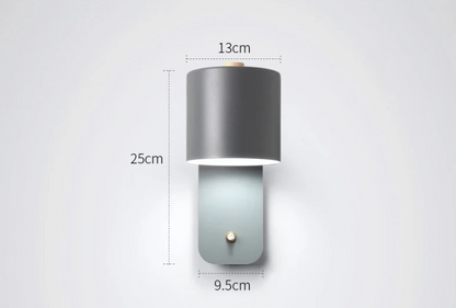 Modern LED Wall Light with Switch Indoor Sconce