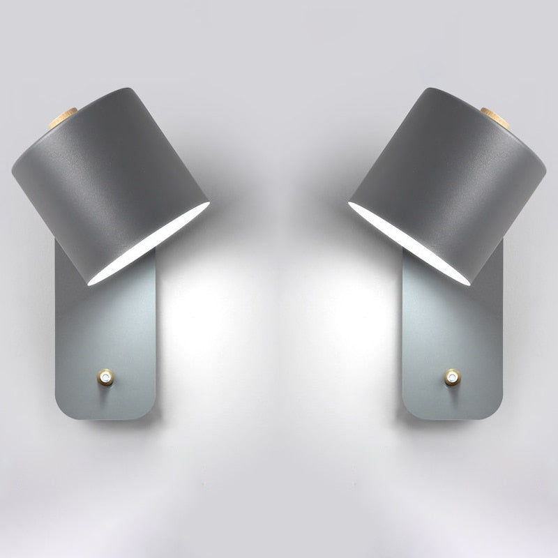 Modern LED Wall Light with Switch Indoor Sconce