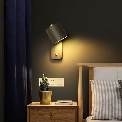 Modern LED Wall Light with Switch Indoor Sconce
