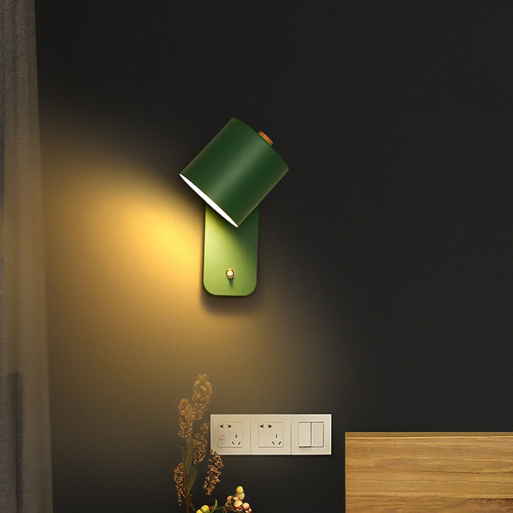 Modern LED Wall Light with Switch Indoor Sconce
