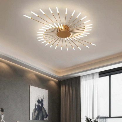 Modern Large LED Ceiling Light Flush Mount for Living Room and Bedroom