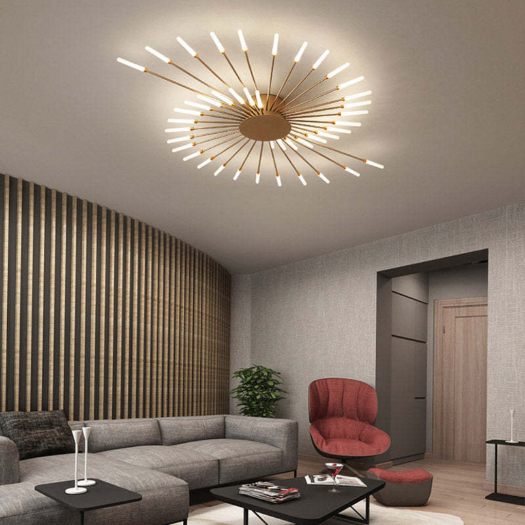 Modern Large LED Ceiling Light Flush Mount for Living Room and Bedroom