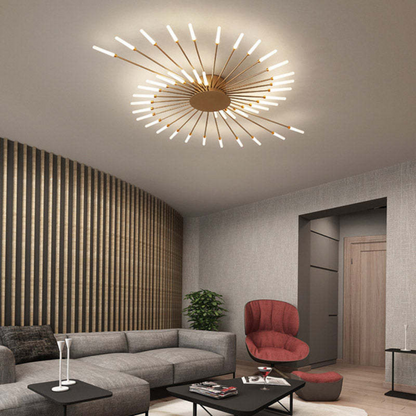 Modern Large LED Ceiling Light Flush Mount for Living Room and Bedroom