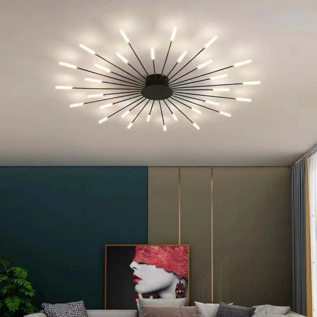Modern Large LED Ceiling Light Flush Mount for Living Room and Bedroom