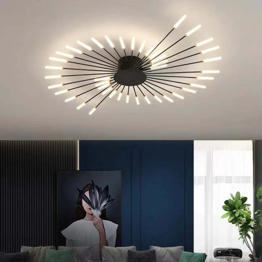 Modern Large LED Ceiling Light Flush Mount for Living Room and Bedroom