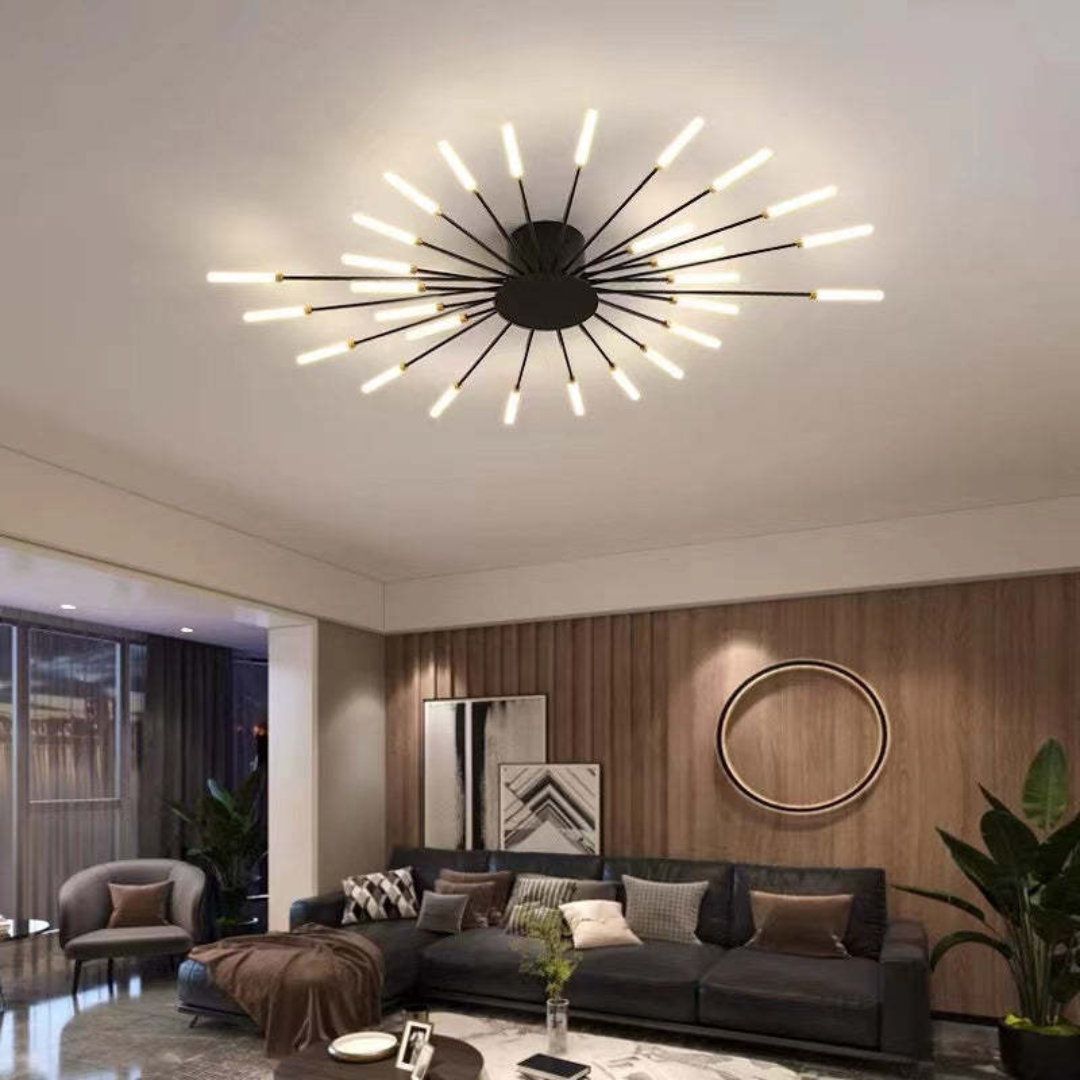 Modern Large LED Ceiling Light Flush Mount for Living Room and Bedroom
