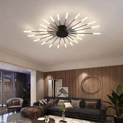 Modern Large LED Ceiling Light Flush Mount for Living Room and Bedroom