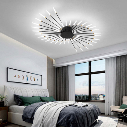 Modern Large LED Ceiling Light Flush Mount for Living Room and Bedroom