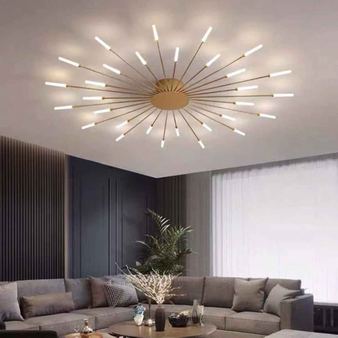 Modern Large LED Ceiling Light Flush Mount for Living Room and Bedroom