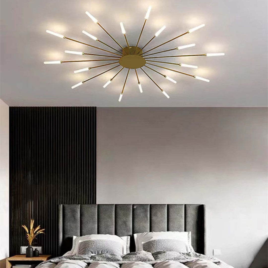 Modern Large LED Ceiling Light Flush Mount for Living Room and Bedroom