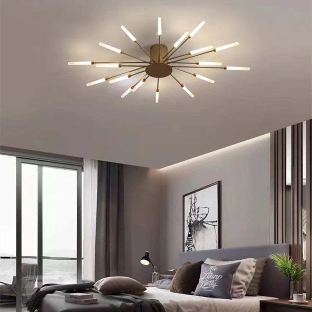 Modern Large LED Ceiling Light Flush Mount for Living Room and Bedroom
