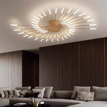 Modern Large LED Ceiling Light Flush Mount for Living Room and Bedroom