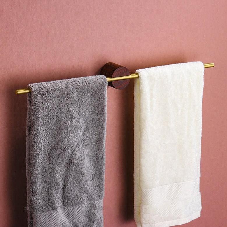 Modern Metal Towel Rack Wall Mounted Rustproof Bathroom Holder