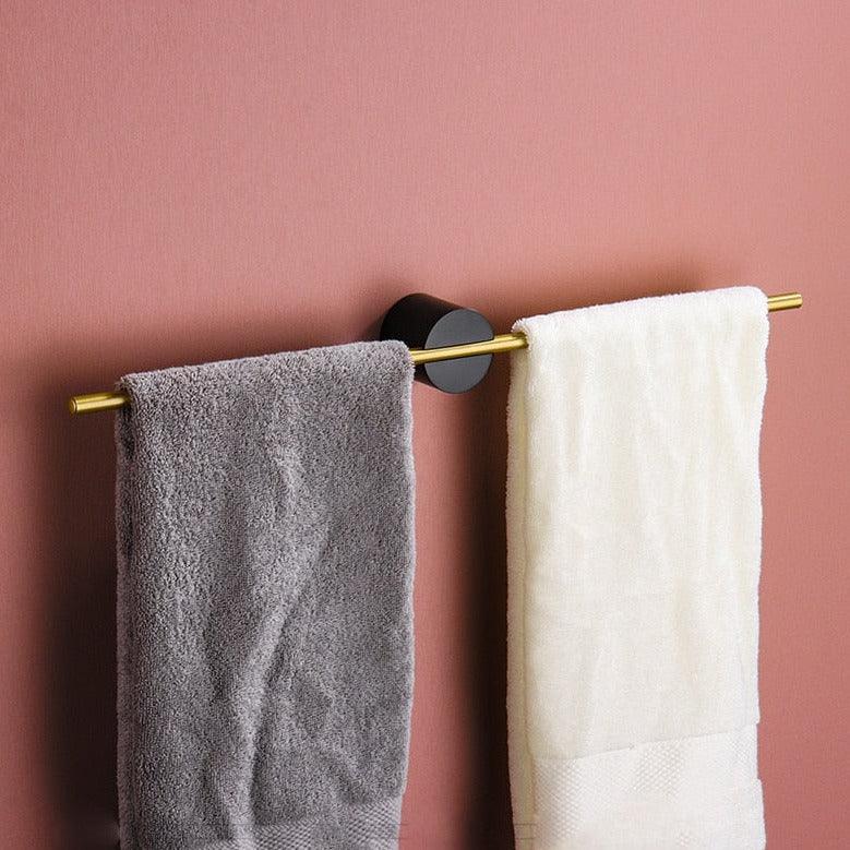 Modern Metal Towel Rack Wall Mounted Rustproof Bathroom Holder