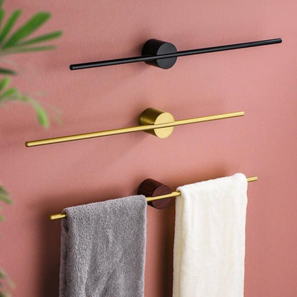 Modern Metal Towel Rack Wall Mounted Rustproof Bathroom Holder
