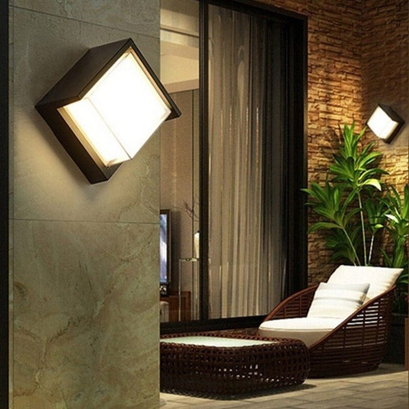 Modern Outdoor LED Wall Light with Motion Sensor Waterproof IP65