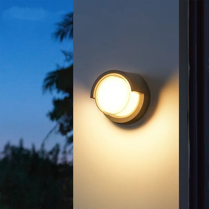 Modern Outdoor LED Wall Light with Motion Sensor Waterproof IP65