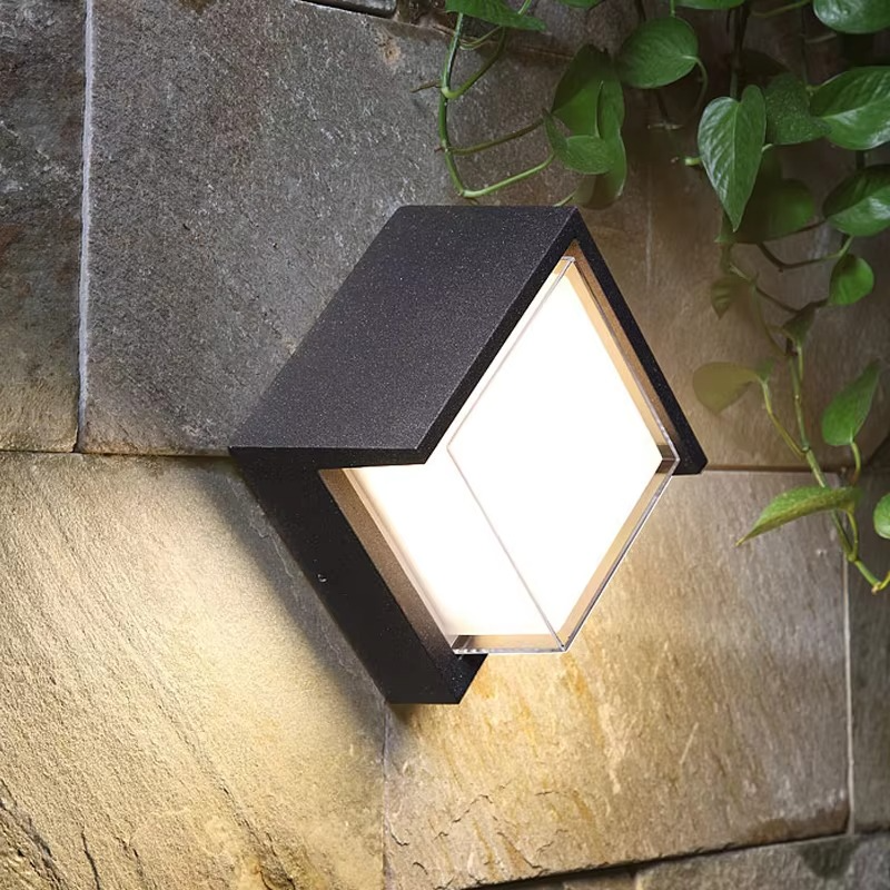Modern Outdoor LED Wall Light with Motion Sensor Waterproof IP65