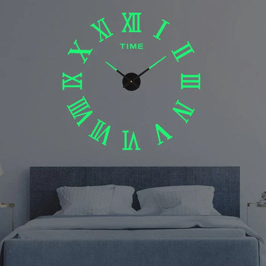 Modern Silent Wall Clock with Creative Decorative Design