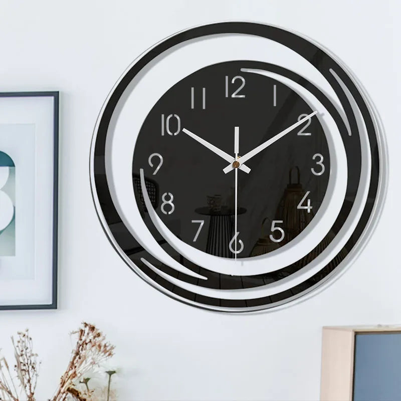 Modern Silent Wall Clock with Minimalist Design