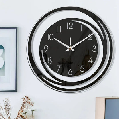 Modern Silent Wall Clock with Minimalist Design