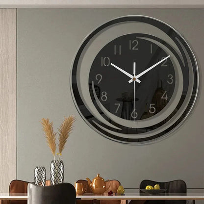 Modern Silent Wall Clock with Minimalist Design