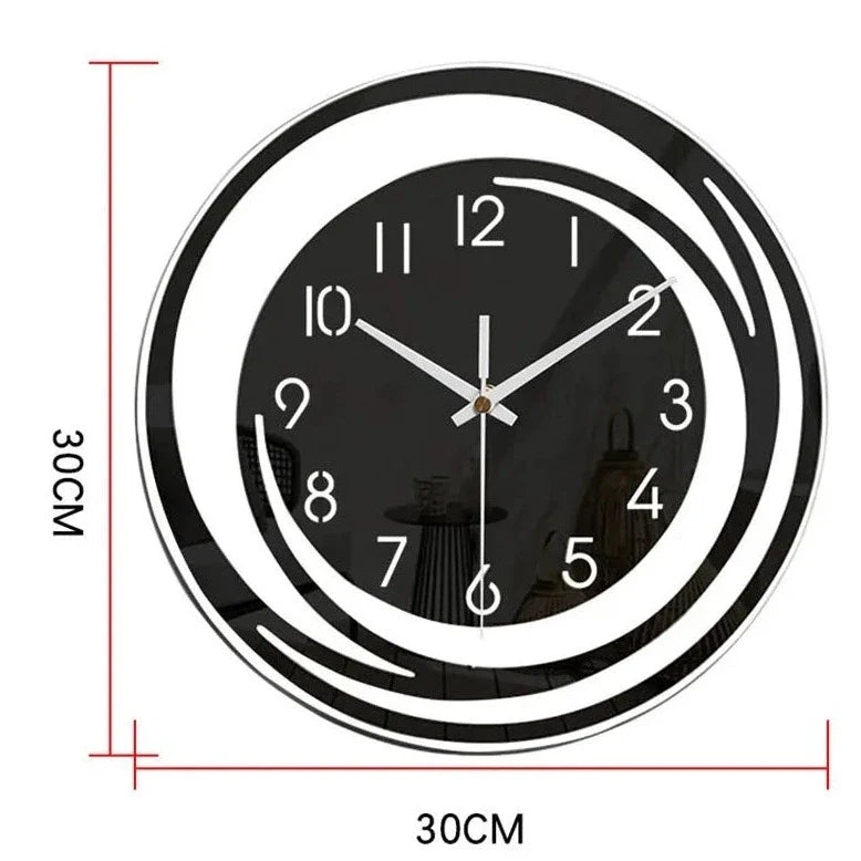 Modern Silent Wall Clock with Minimalist Design