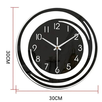 Modern Silent Wall Clock with Minimalist Design