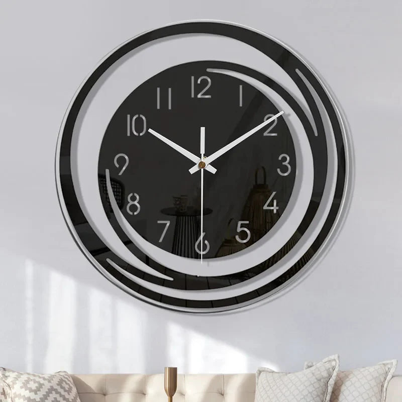 Modern Silent Wall Clock with Minimalist Design