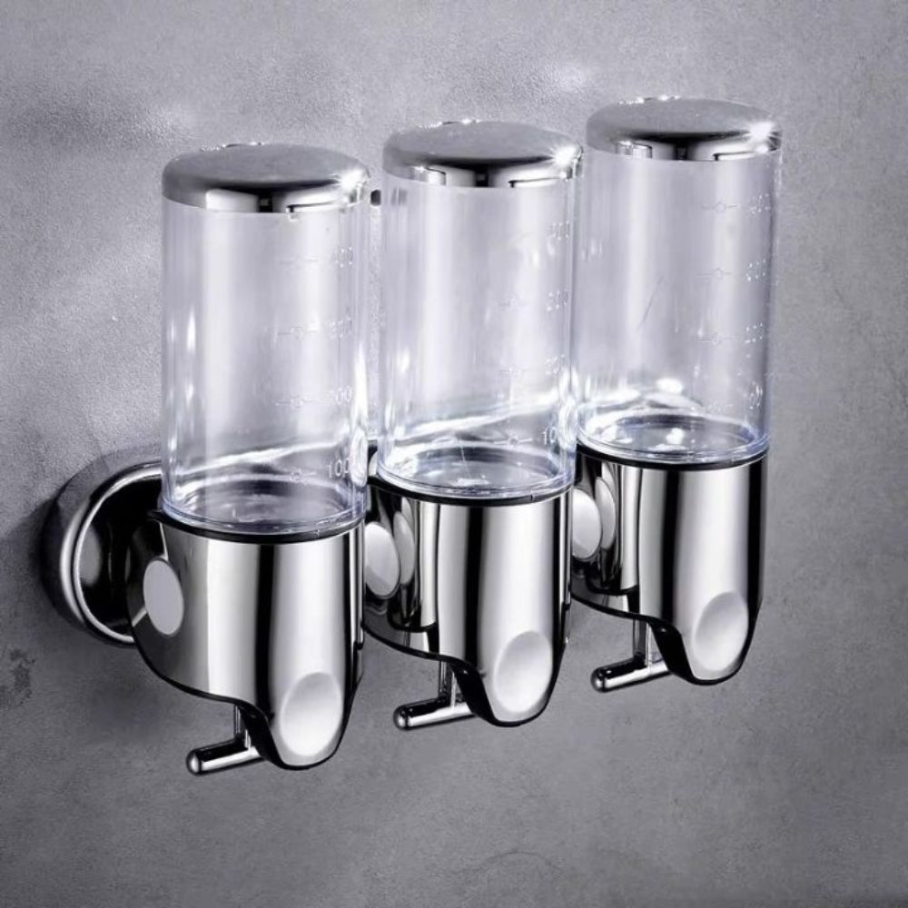 Modern Wall Mounted Soap Dispenser Stainless Steel Bathroom Accessory