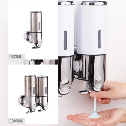 Modern Wall Mounted Soap Dispenser Stainless Steel Bathroom Accessory