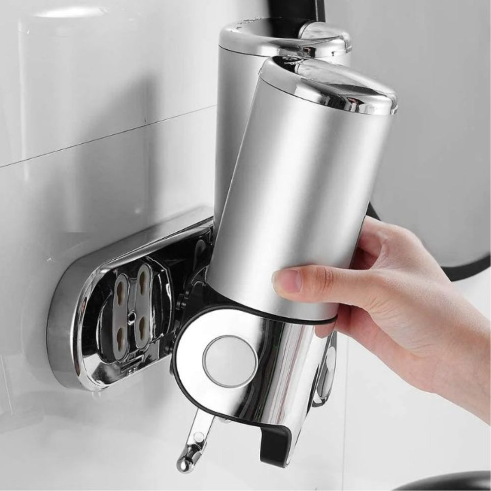 Modern Wall Mounted Soap Dispenser Stainless Steel Bathroom Accessory