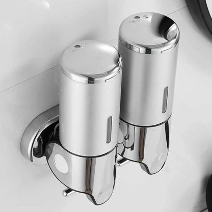 Modern Wall Mounted Soap Dispenser Stainless Steel Bathroom Accessory