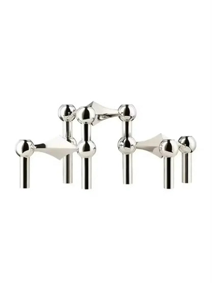 Molecular Metal Candle Holder – Nordic Modern Decorative Candle Stand