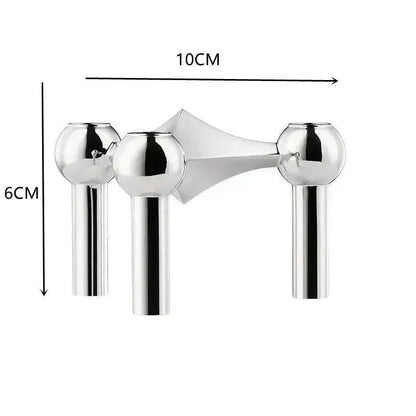 Molecular Metal Candle Holder – Nordic Modern Decorative Candle Stand