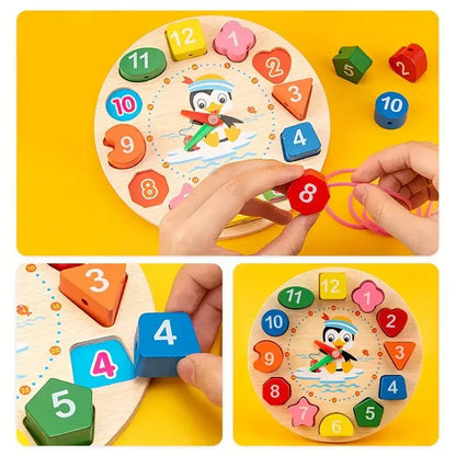 Montessori Wooden Baby Toy Set 5 in 1 Learning and Sensory Play Set