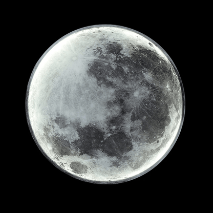 Moon Wall Light with Adjustable LED Glow for Ambient Home Lighting