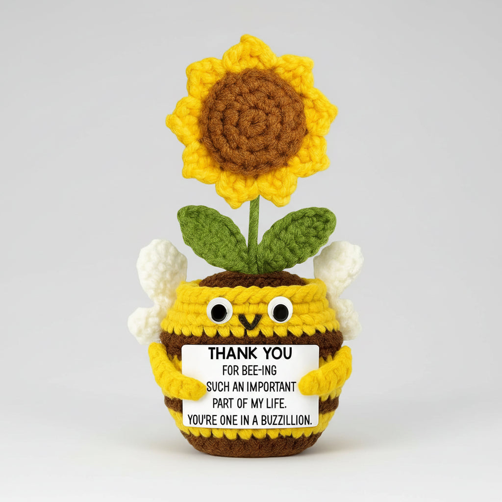 Fiore all'uncinetto per la Festa della Mamma, regalo artigianale ricordo per la mamma, decorazione da scrivania