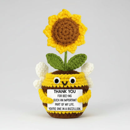 Fiore all'uncinetto per la Festa della Mamma, regalo artigianale ricordo per la mamma, decorazione da scrivania