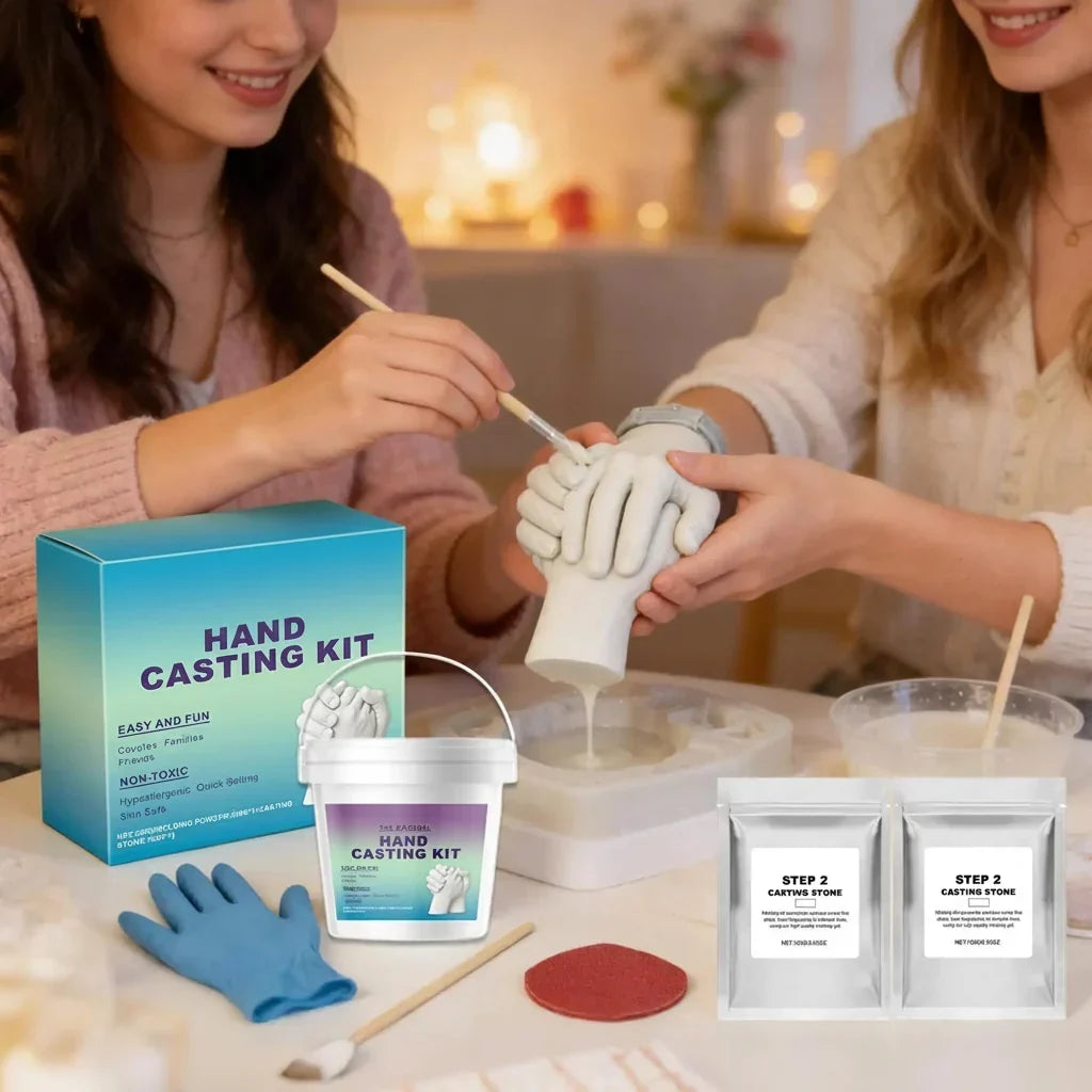 Mothers Day Hand Casting Kit Family Keepsake Mold DIY Memory Gift