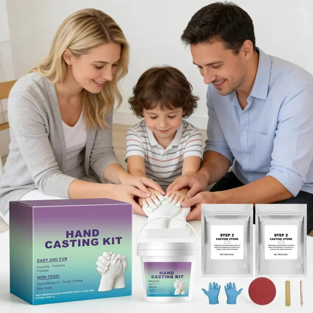 Mothers Day Hand Casting Kit Family Keepsake Mold DIY Memory Gift