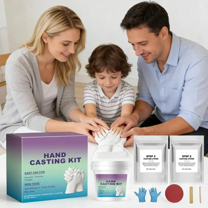 Mothers Day Hand Casting Kit Family Keepsake Mold DIY Memory Gift